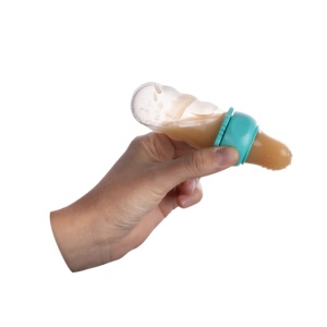 Dispozitiv de hranire pentru hrana densa, Canpol babies®, fara BPA, turcoaz - Img 2