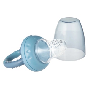 Dispozitiv de hranire pentru introducerea primelor fructe si legume, Canpol babies®, fara BPA, albastru/galben - Img 3