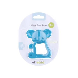 Jucarie pentru dentitie Koala, GiliGums®, silicon, 3 luni +, albastru - Img 2