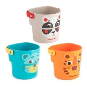 Set 3 galetuse pentru baie „Hello Little“, Canpol babies®, fara BPA, multicolor - Img 2