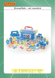 Set cosmetica Strumpfitele - Polesie - multicolor - 55 piese - Img 3