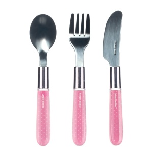 Set tacamuri inox, Canpol babies®, fara BPA roz