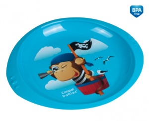 Farfurie „Bufnita“, Canpol babies®, fara BPA, albastru