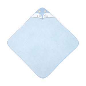 Prosop cu gluga 100% bumbac, 100 × 100 cm Fox / Owl - Img 3