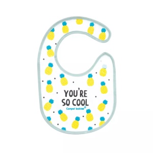 Baveta impermeabila „So Cool“, Canpol babies®, bumbac si poliester, turcoaz