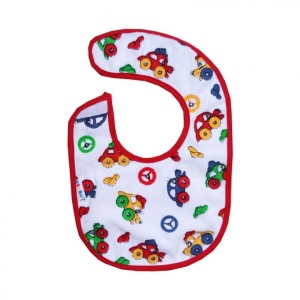 Baveta mica cu bandă velcro 14x19cm