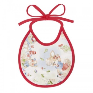 Bavetica MINI 12x16cm cu snur, 100% bumbac - Img 3