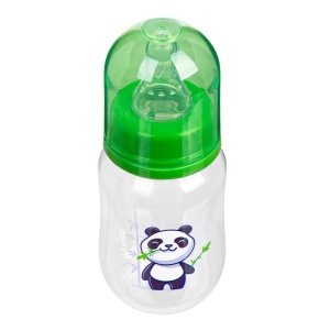 Biberon 125 ml cu gât îngust și tetină din silicon 0luni+ - Img 2