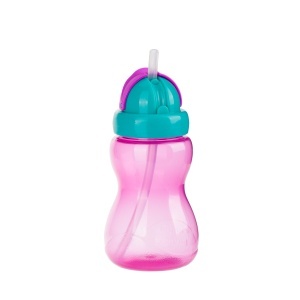 Canita sport cu pai retractabil, Canpol babies®, fara BPA, 270 ml, roz