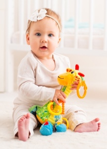 Cutie muzicala pentru carucior Girafa Gina