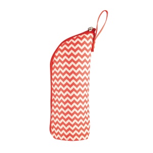 Izolator din material moale pentru biberoane, Canpol babies®, rosu