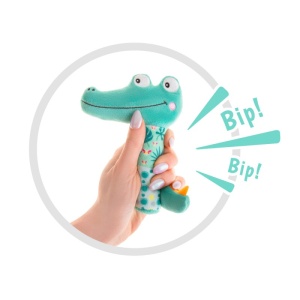 Jucărie pluș / Sunătoare CROCODIL - Img 4