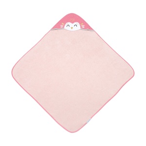 Prosop cu gluga 100% bumbac, 100 × 100 cm Fox / Owl - Img 3