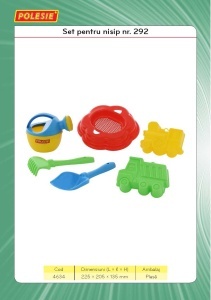 Set pentru nisip 292 - Polesie - multicolor - 6 piese - Img 2