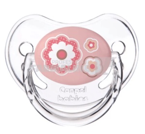Suzeta „Newborn Baby“ cu tetina ortodontica silicon, Canpol babies®, fara BPA, 6-18 luni, roz