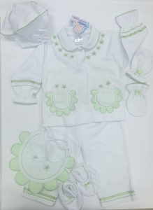 Costumas 100% bumbac 0-3 luni