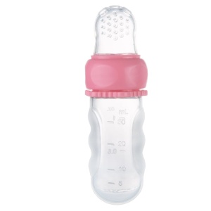 Dispozitiv de hranire pentru hrana densa, Canpol babies®, fara BPA, roz