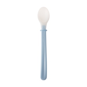 Lingurita cu cupa moale din silicon, Canpol babies®, fara BPA, albastru