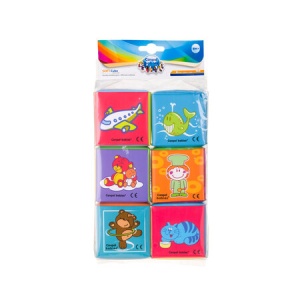 Set cuburi educative, 6 buc