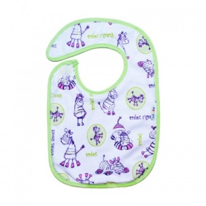 Baveta cu banda velcro, bumbac+PVC pe interior 23x20cm - Img 2