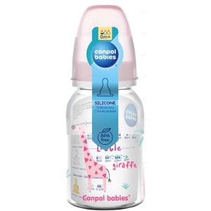 Biberon „Africa“, polipropilena, 120 ml, 0 luni + pin
