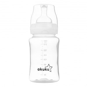Biberon anticolici cu gat larg 240 ml cu tetina silicon 0luni+ - Img 2