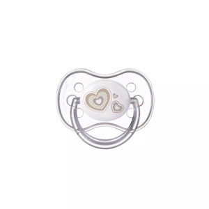 Suzeta „Newborn Baby“ cu tetina rotunda silicon, Canpol babies®, fara BPA, 6-18 luni, roz