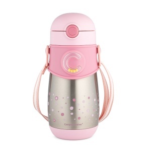 Termos cu pai 300 ml 12+ luni Canpol Babies Sport Cup 74/054, Roz