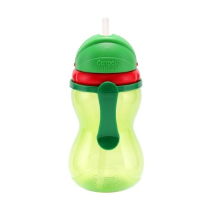 Canita sport cu pai retractabil, Canpol babies®, fara BPA, 270 ml, verde