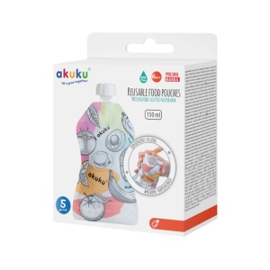 Punga reutilizabila pentru hrana 150 ml (5 buc) - Img 2