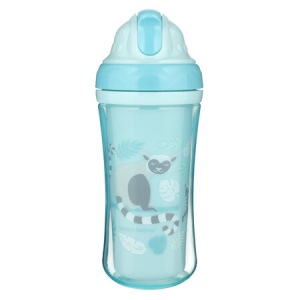 Cana sport cu pai retractabil „Lemur“, Canpol babies®, fara BPA, 260 ml, turcoaz