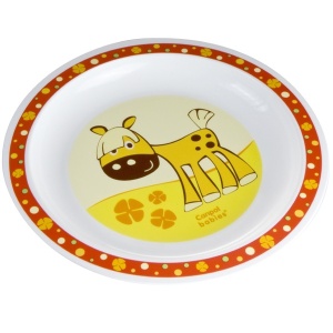 Farfurie „Happy Animals“, Canpol babies®, fara BPA, calut