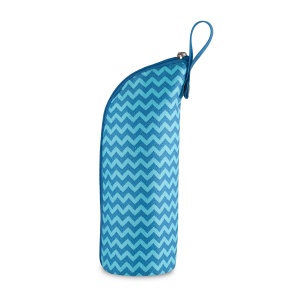Izolator din material moale pentru biberoane, Canpol babies®, albastru
