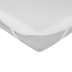 Protectie saltea, impermeabila, ALB (90 x 200 cm) - Img 2