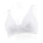Sutien clasic pentru alaptat, Canpol babies®, bumbac, 90 C, alb - Img 2