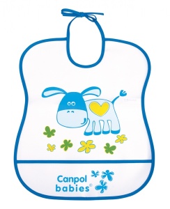 Baveta „Happy Animals“, Canpol babies®, fara BPA, magar