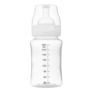 Biberon anticolici cu gat larg 240 ml cu tetina silicon 0luni+ - Img 3