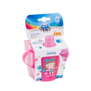 Canita anti-varsare Haberman „Toys“ 250 ml + lingurita flexibila, 9 luni + - Img 5