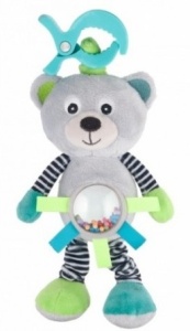 Jucarie din plus „Bears“, oglinda, vibratii si sunatoare