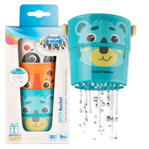 Set 3 galetuse pentru baie „Hello Little“, Canpol babies®, fara BPA, multicolor