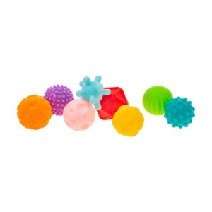 Set de bile senzoriale multicolore 8 buc