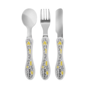 Set tacamuri din otel inoxidabil 3 piese