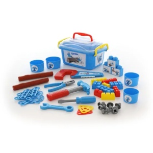 Set unelte de mana Strumpfii - Polesie - multicolor - 48 piese