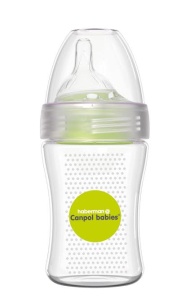 Biberon Haberman, Canpol babies®, anticolici, 260 ml, turcoaz