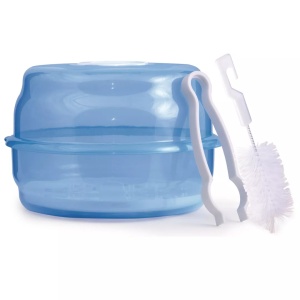 Sterilizator cu aburi pentru cuptorul cu microunde, Canpol babies®, fara BPA
