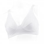 Sutien clasic pentru alaptat, Canpol babies®, bumbac, 80 D, alb - Img 2