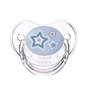 Suzeta „Newborn Baby“ cu tetina ortodontica silicon, Canpol babies®, fara BPA, 0-6 luni, albastru