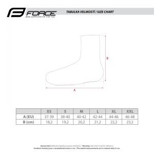Huse pantofi Force Neopren Negru XL - Img 4
