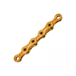 KMC-90227 Lant Kmc X11 Sl Gold, Pt 11 Vit, 1/2"X11/128", 118Zale, Pin 5.5Mm, Ti-N, Zale Decupate, 3Xx Durabili