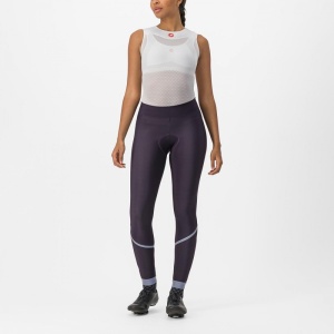 Pantaloni Lungi Castelli Velocissima Thermal, Dark Night Shade/Silver Reflex, XS